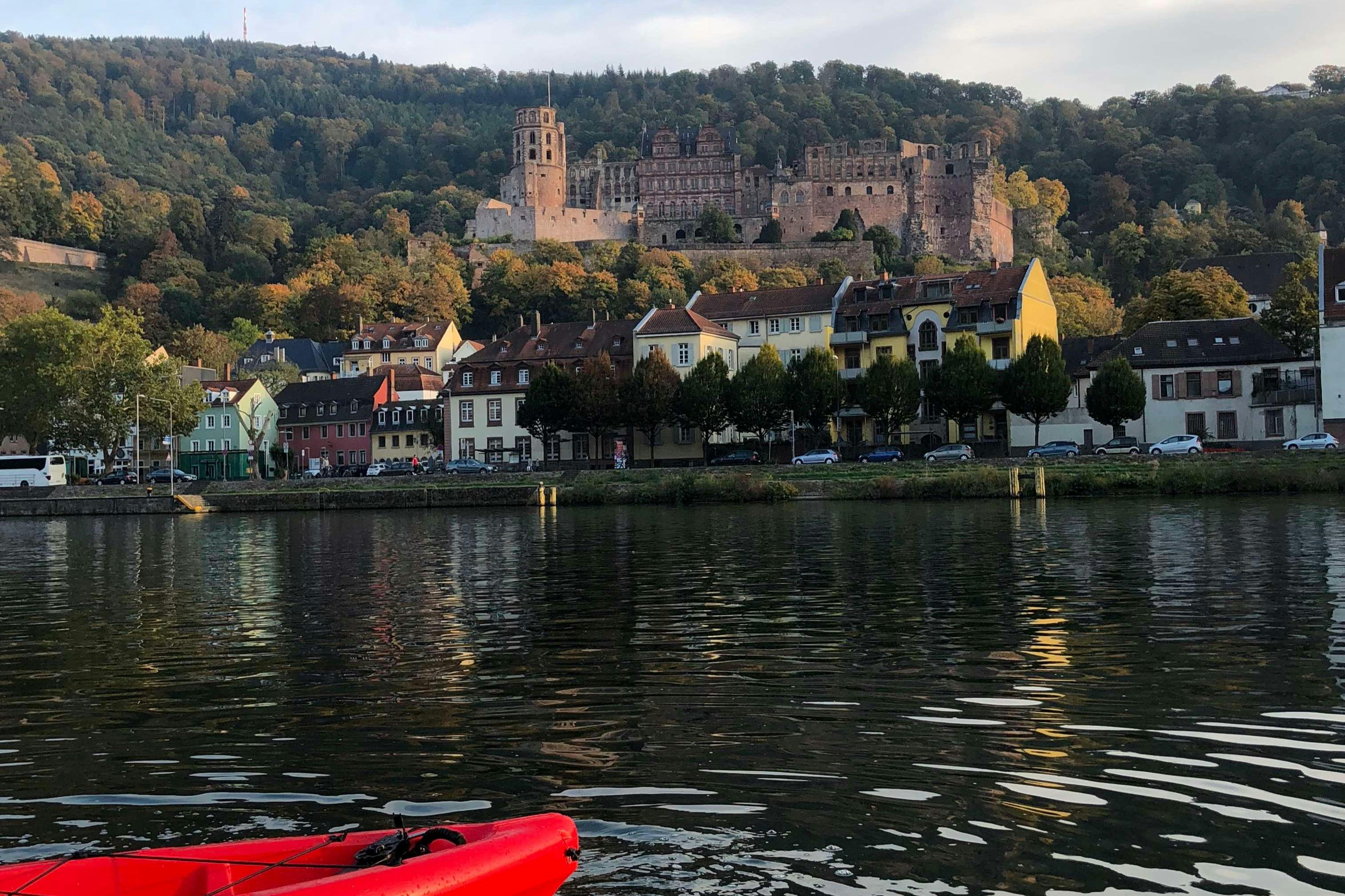 Blick auf das Schloss Heidelberg
