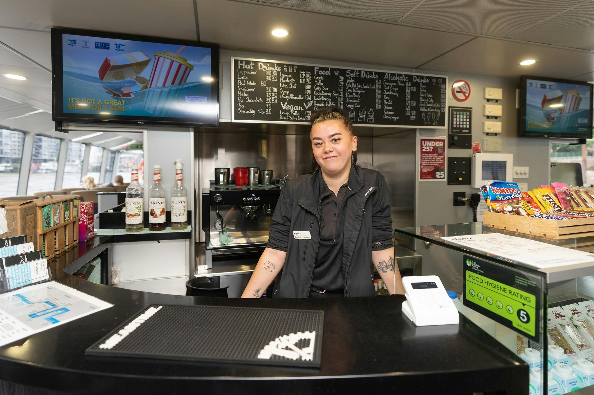 Uber Boat by Thames Clippers - Cafe Bar