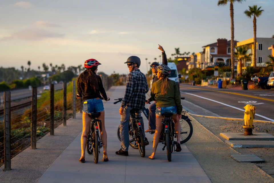 Guided group e-bike tour