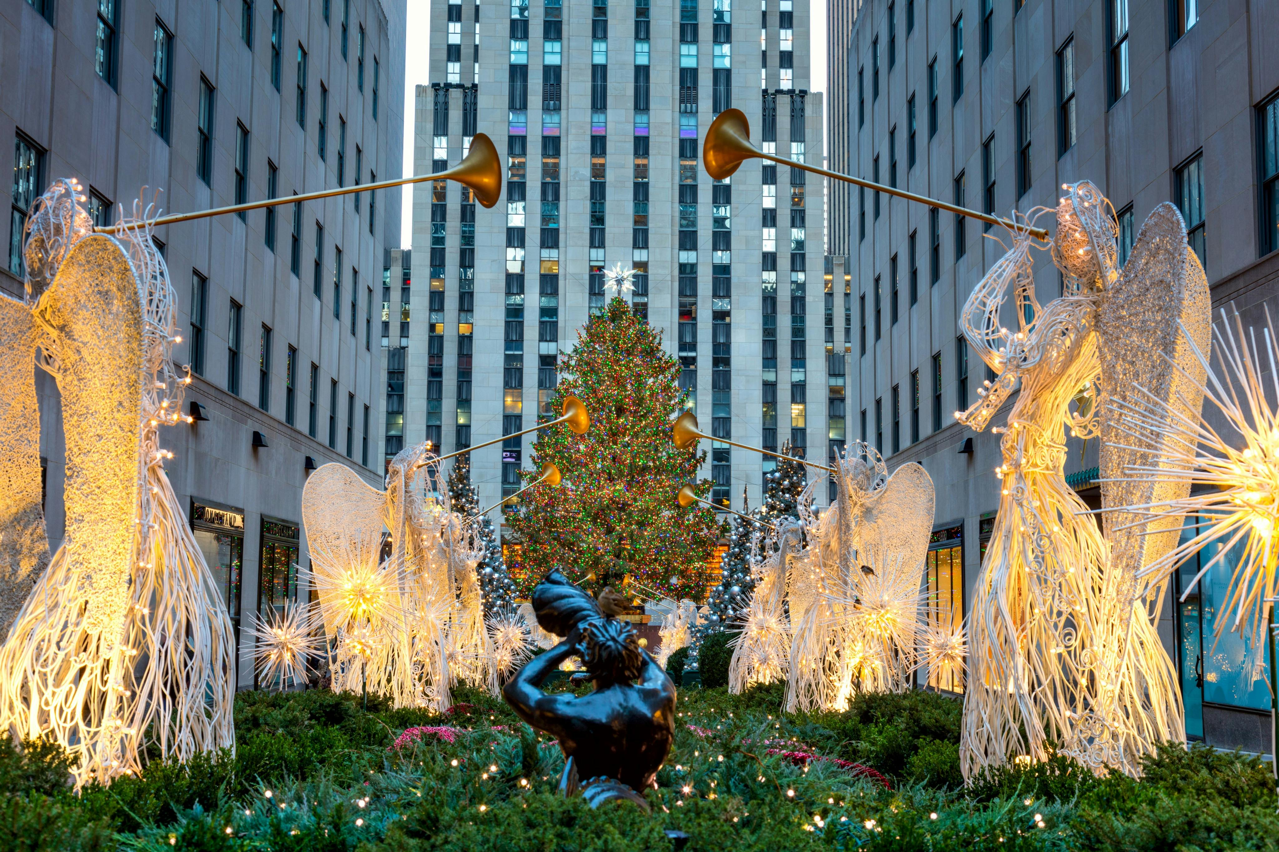 Χριστουγεννιάτικα φώτα Rockefeller Center