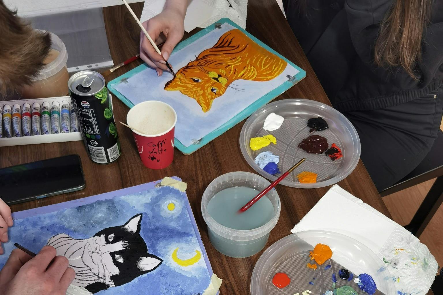 Maleri under behandling