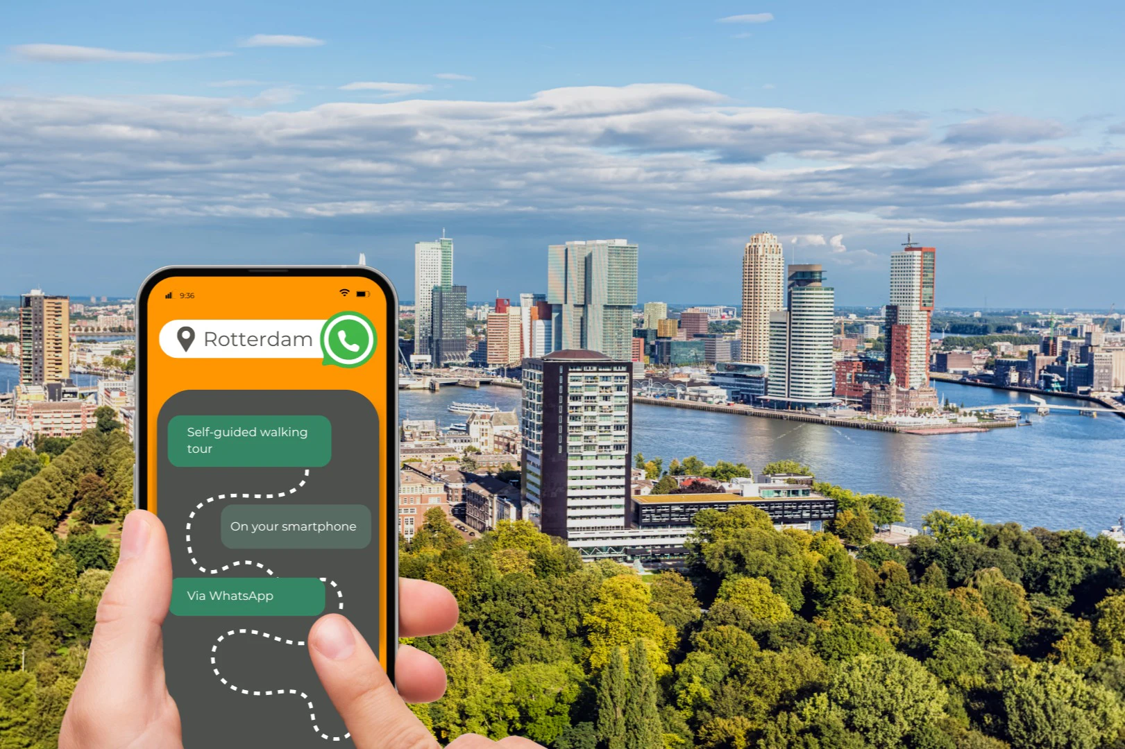 Rotterdam: Self-Guided History & Highlights Walking Tour