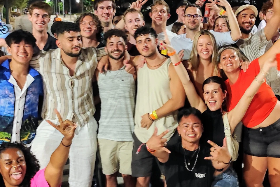 Athens Party Pub Crawl Group Photo