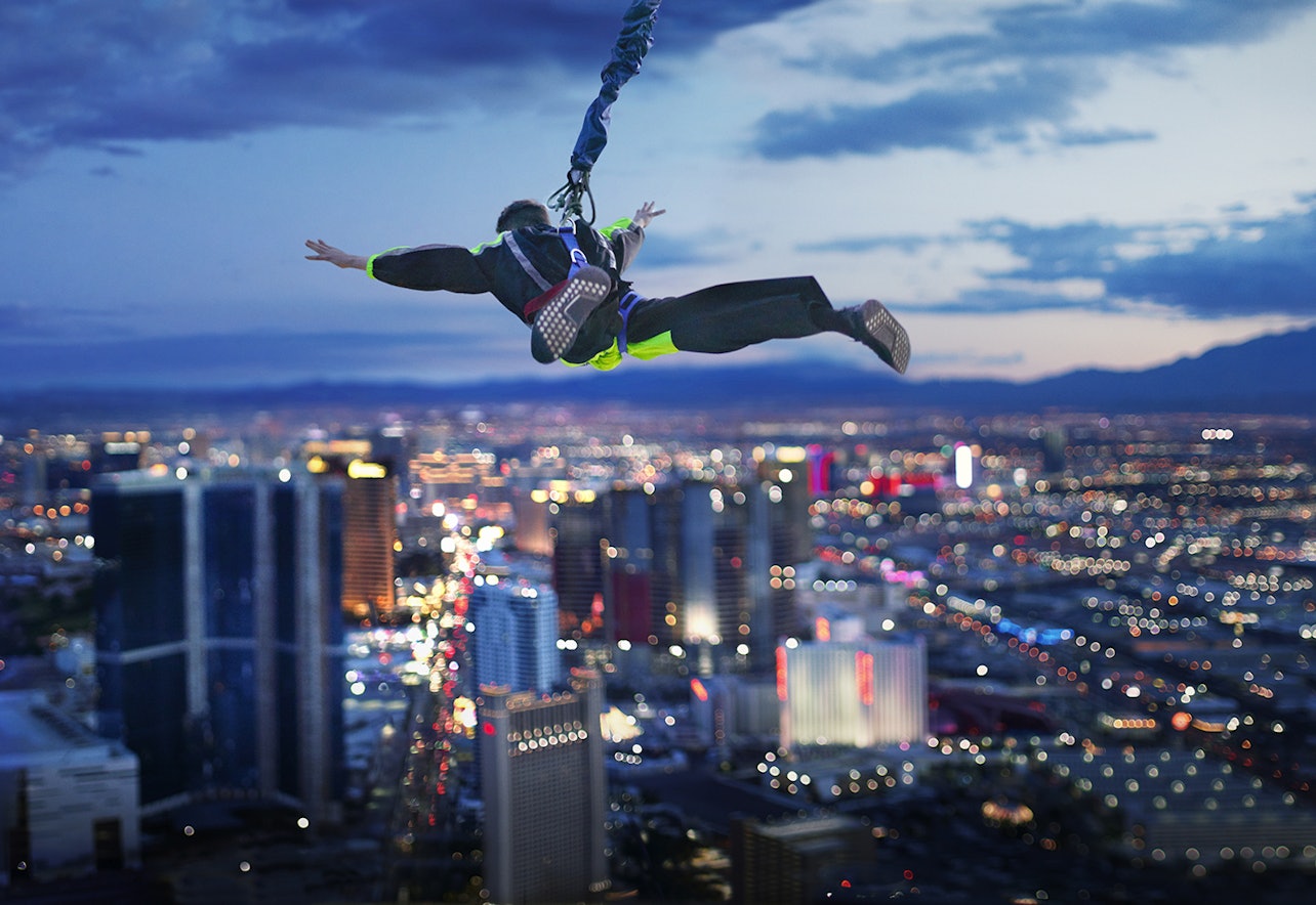 SkyJump da Torre Stratosphere - Acomodações em Las Vegas, Nevada
