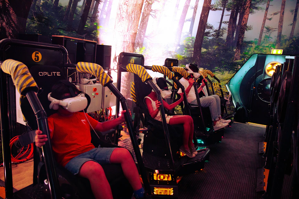 Jurassic Island a VR attraction at the Jardin d'Acclimatation