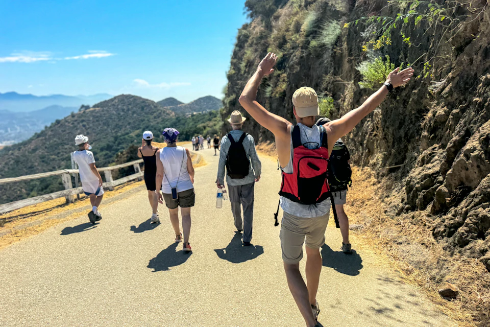 Waving in the Hollywood energy on this hike