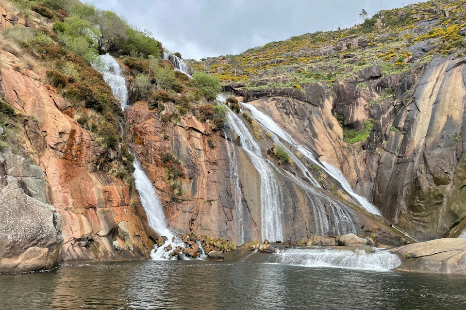 Ezaro waterfall