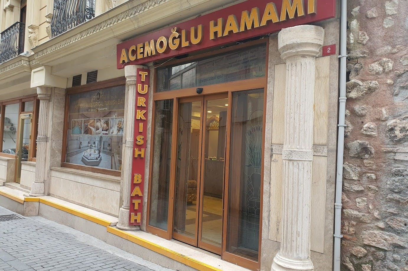 Acemoglu Hamam Entrance