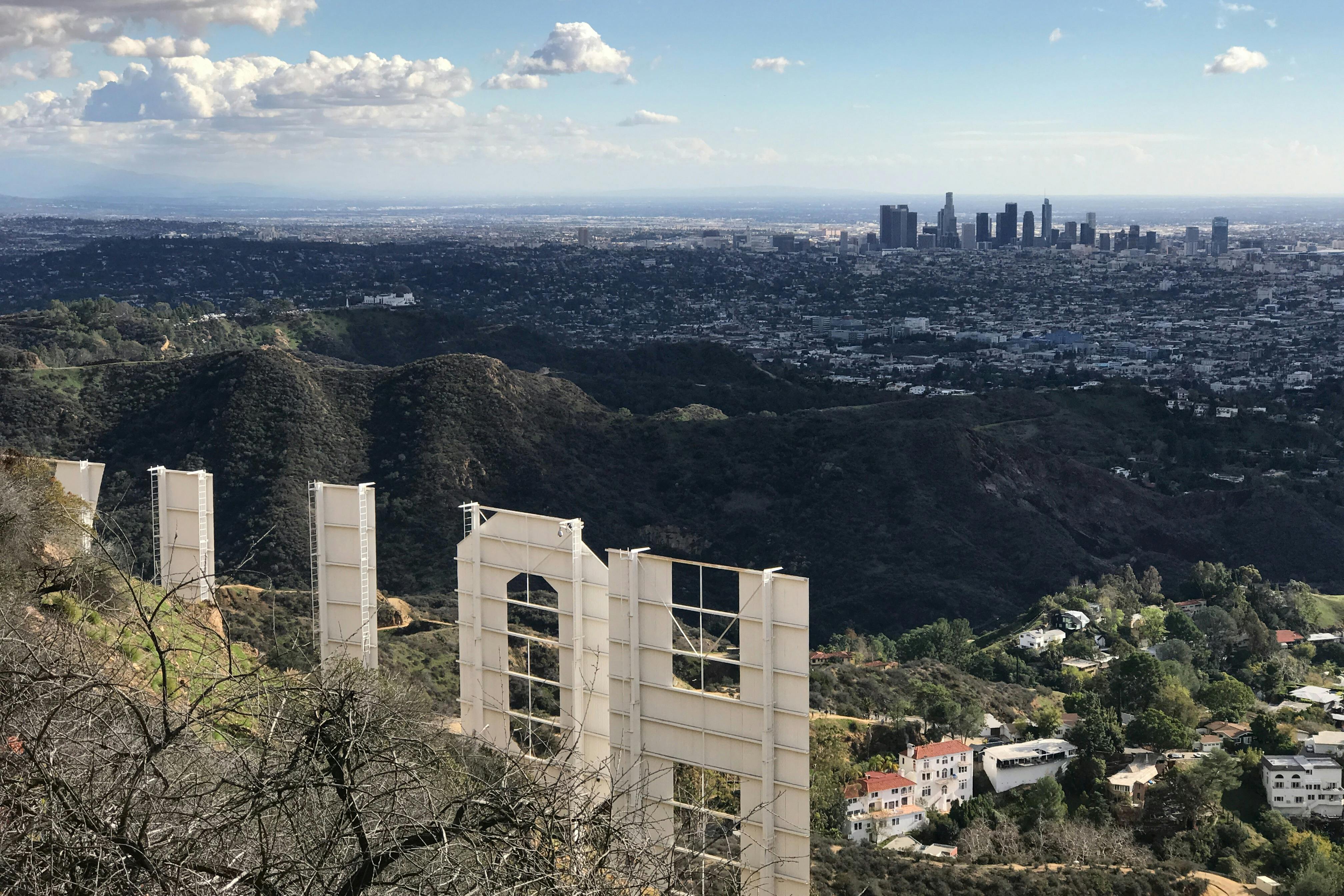 Have you ever seen the Hollywood Sign from this angle?