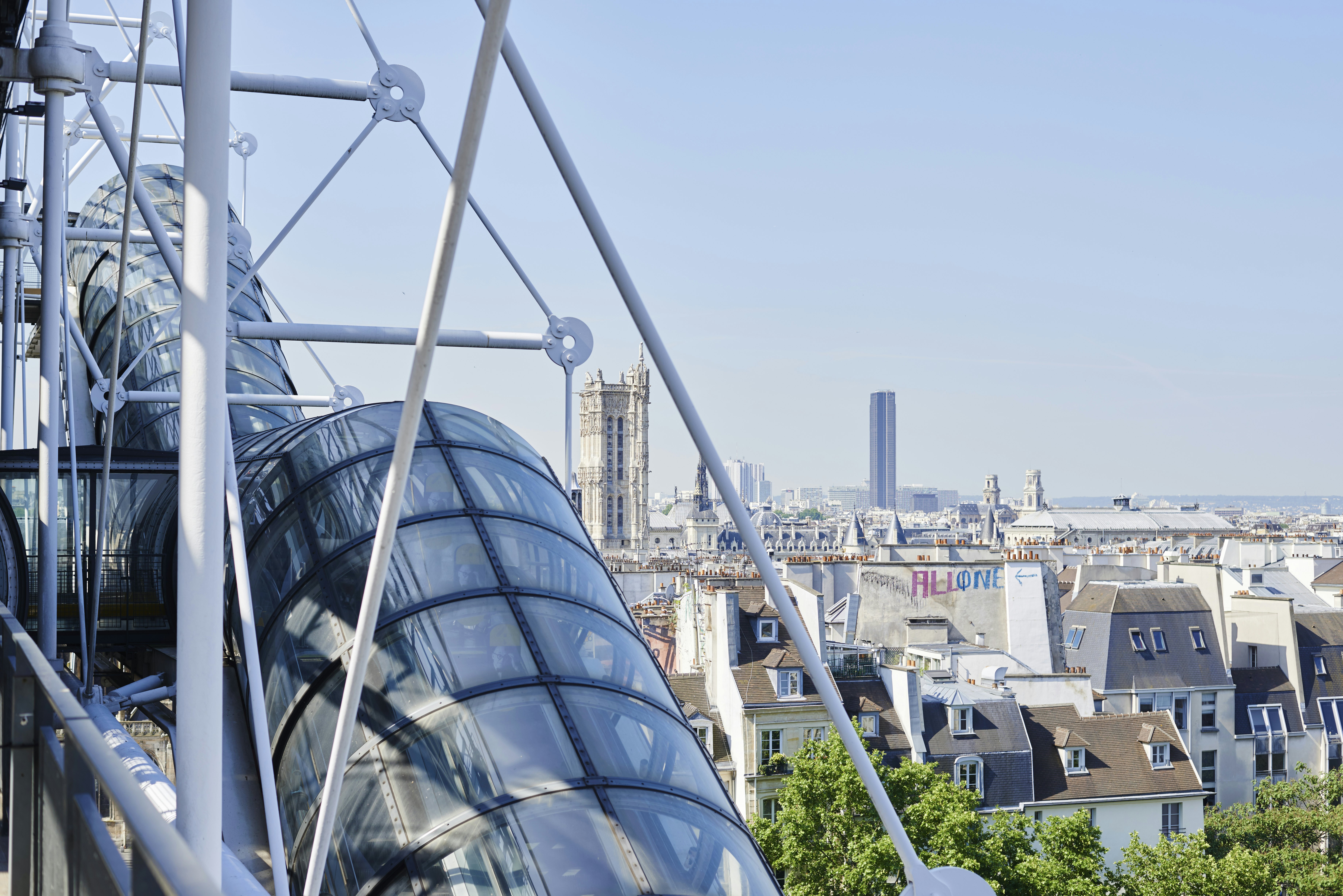 Centro Pompidou: Exposição e coleção permanente + acesso ao terraço