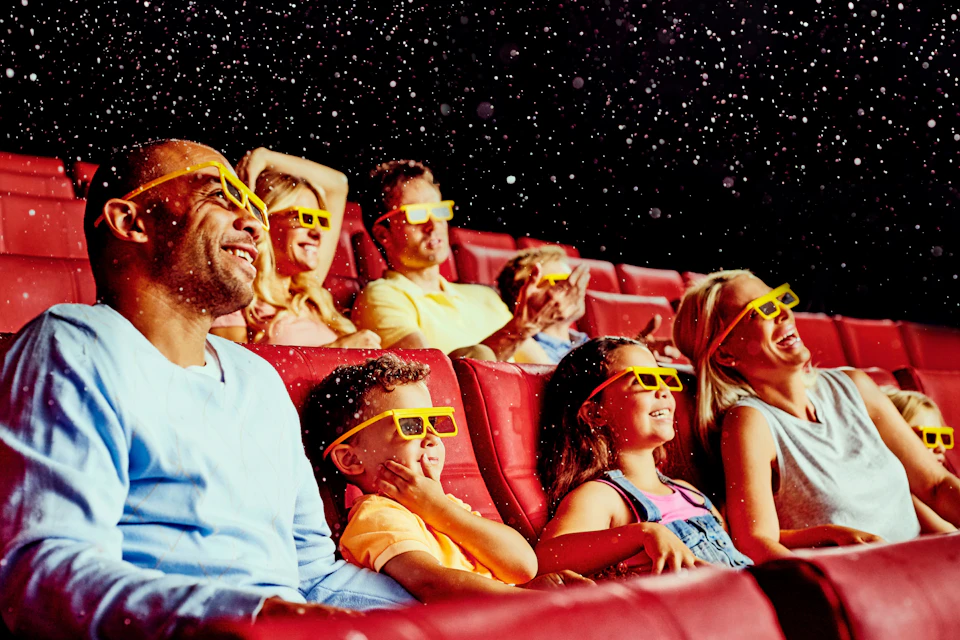 Watch cool LEGO 4D movies in the 4D cinema.