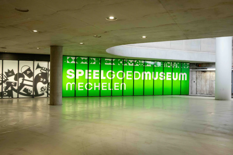 Façade of the Toy Museum in Mechelen