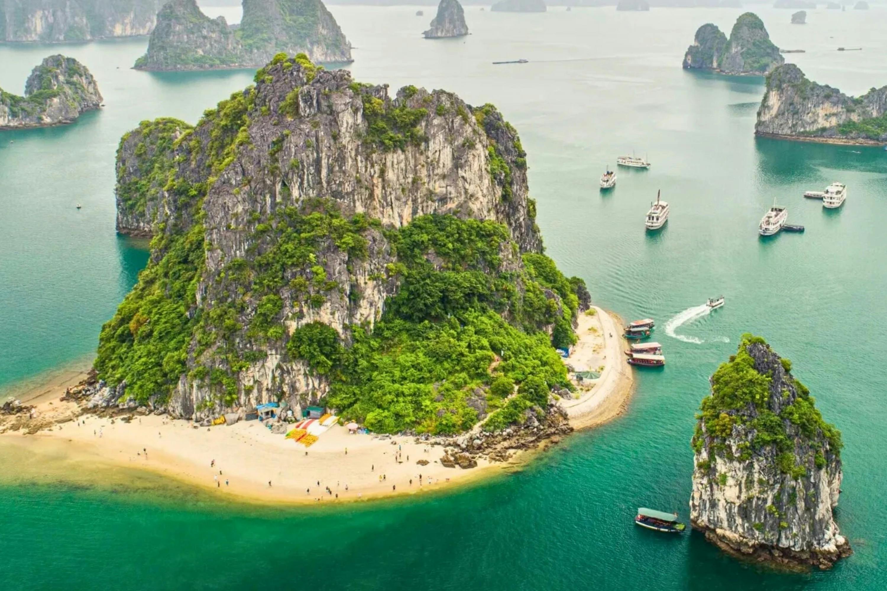 Baia di Ha Long: 2D1N Crociera Calista a 5 stelle + Sung Sot e Ti Top + Trasferimento opzionale — 4