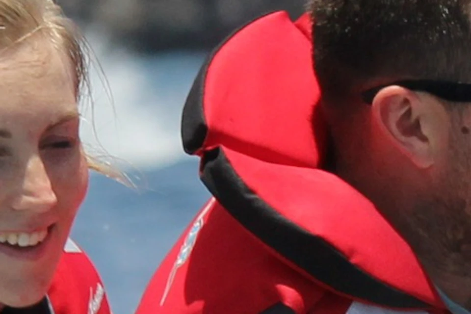 When you're two on the jet ski, driver and passenger can swap the positions during the tour.