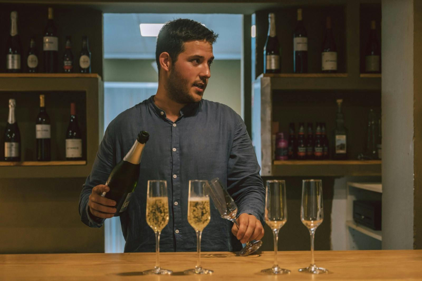 A glass of cava to welcome you