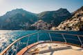 Uitzicht op Positano vanaf de boot