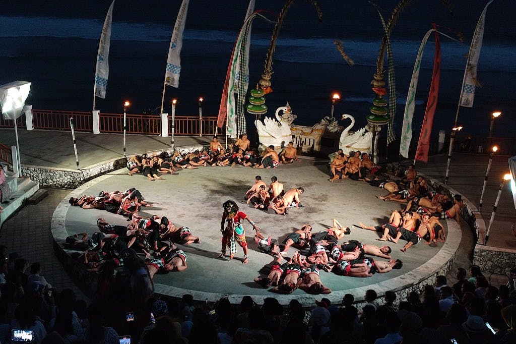 Melasti Beach Kecak Dance Show