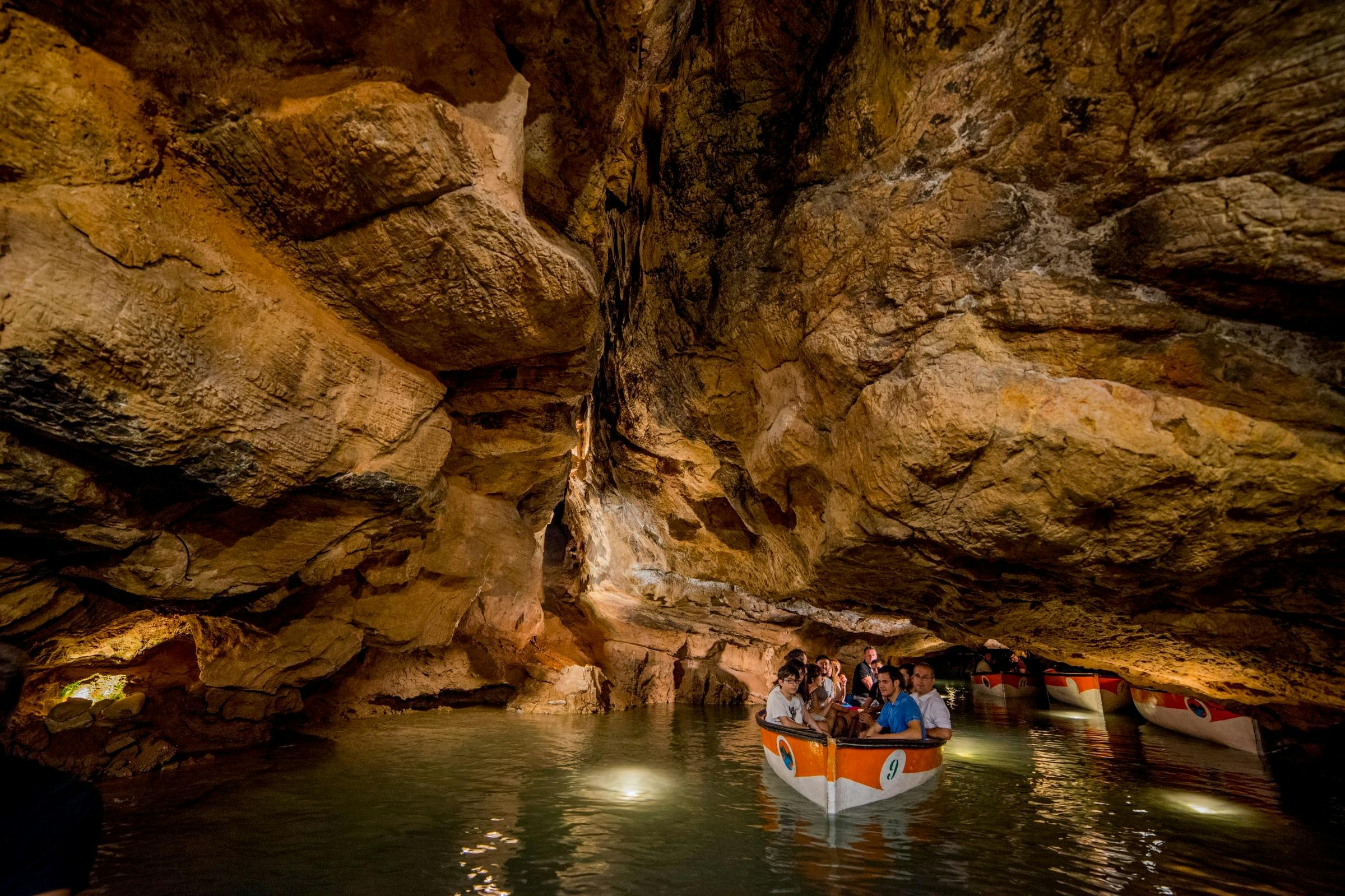 Boat trip through the Caves of San José