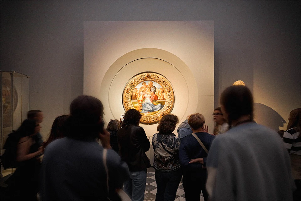Holy Family (Tondo Doni) by Michelangelo