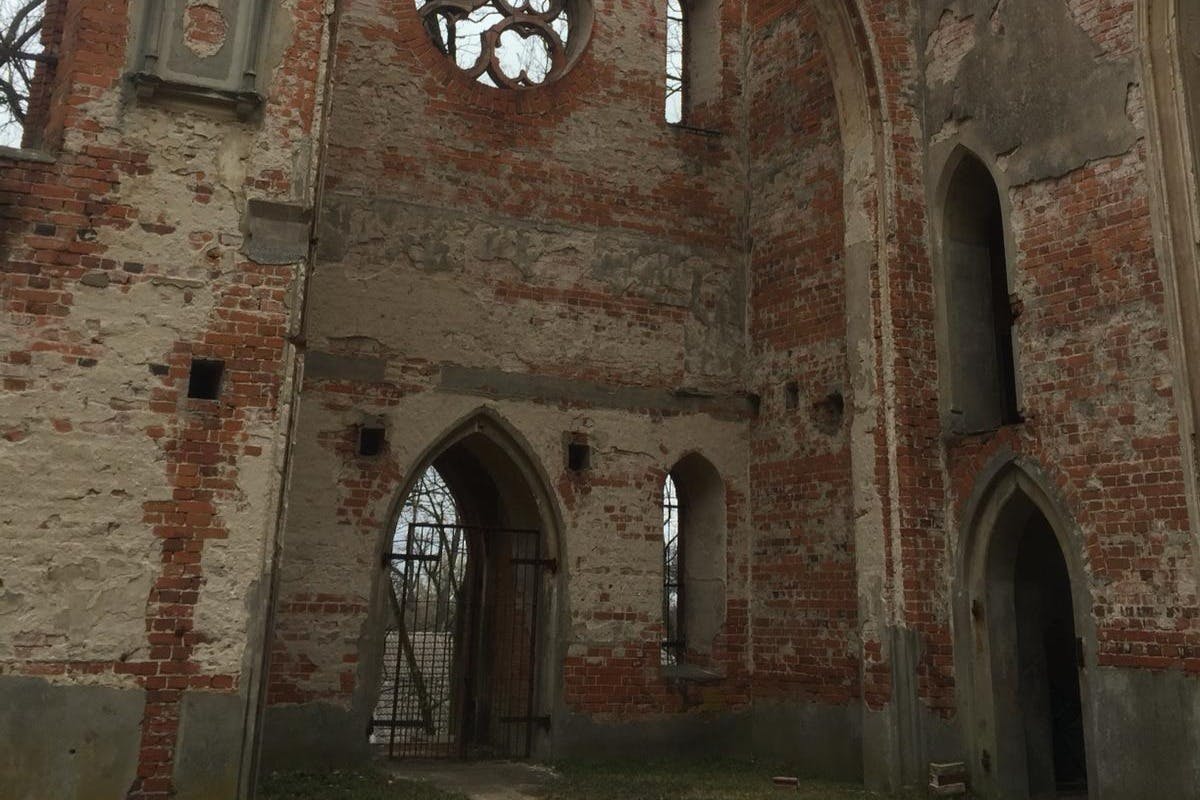 라이트바인 교회의 유적.