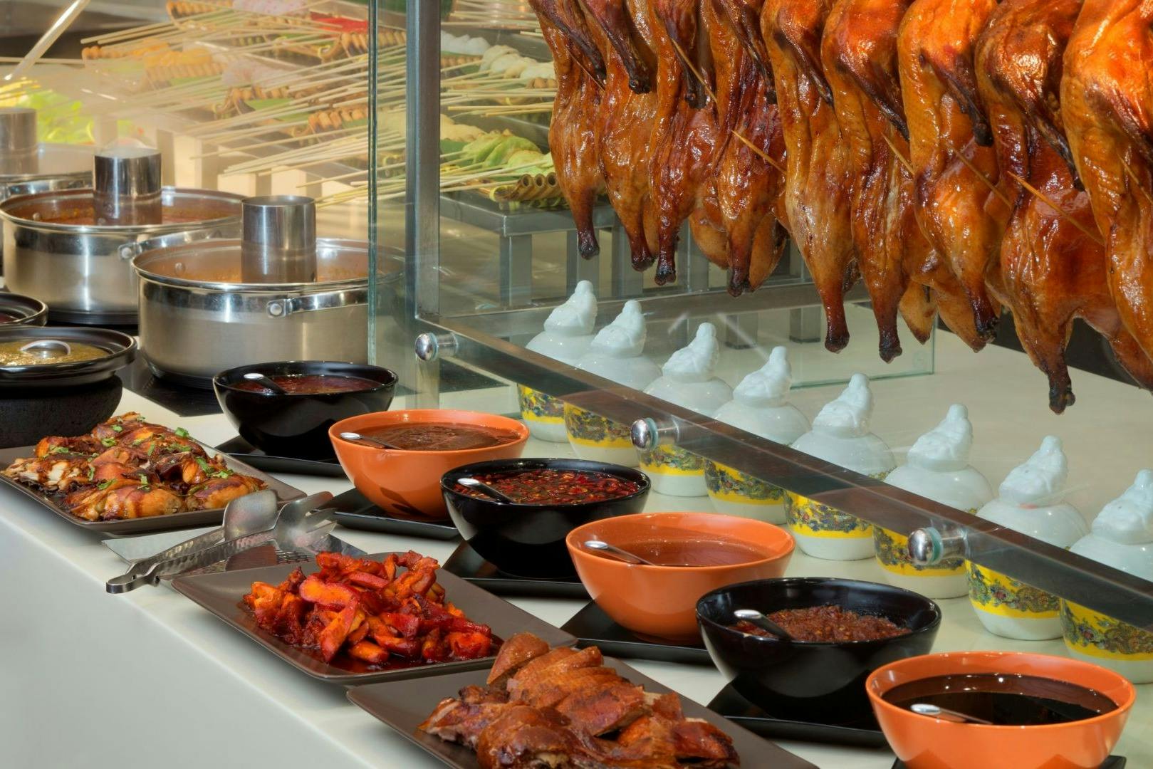 棕榈岛亚特兰蒂斯的红花自助晚餐（包括软饮）。