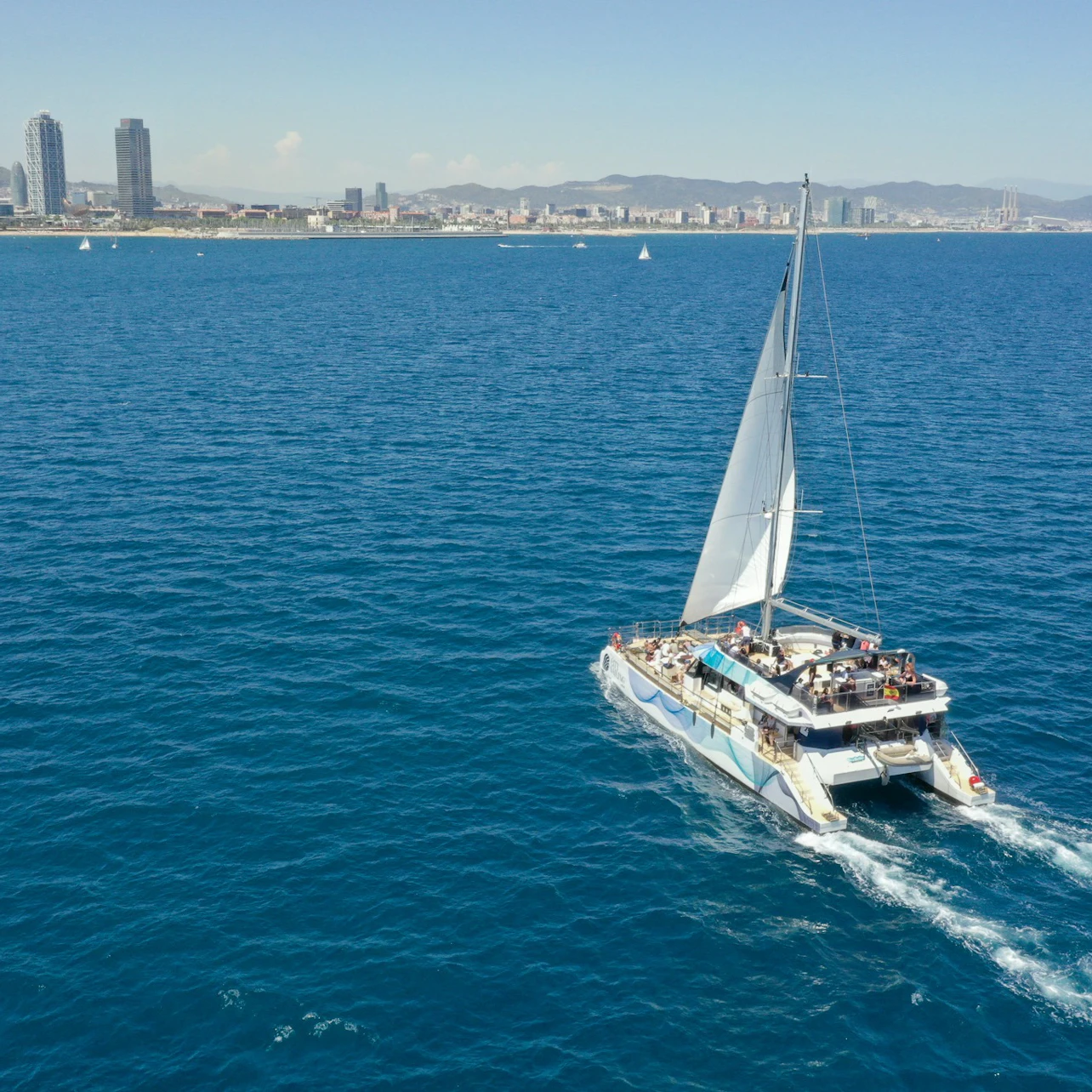 Barcelona: Eco Catamaran Coastline Tour