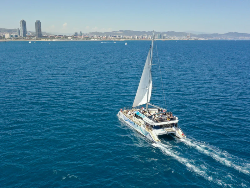 Barcelona: Eco Catamaran Coastline Tour