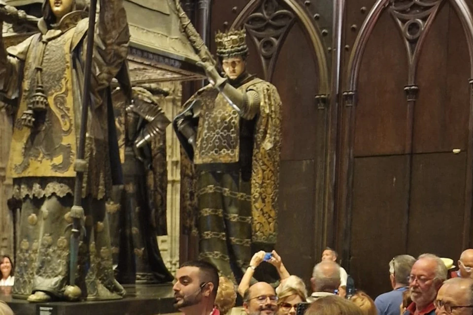 Tomb of Christopher Columbus in the Cathedral