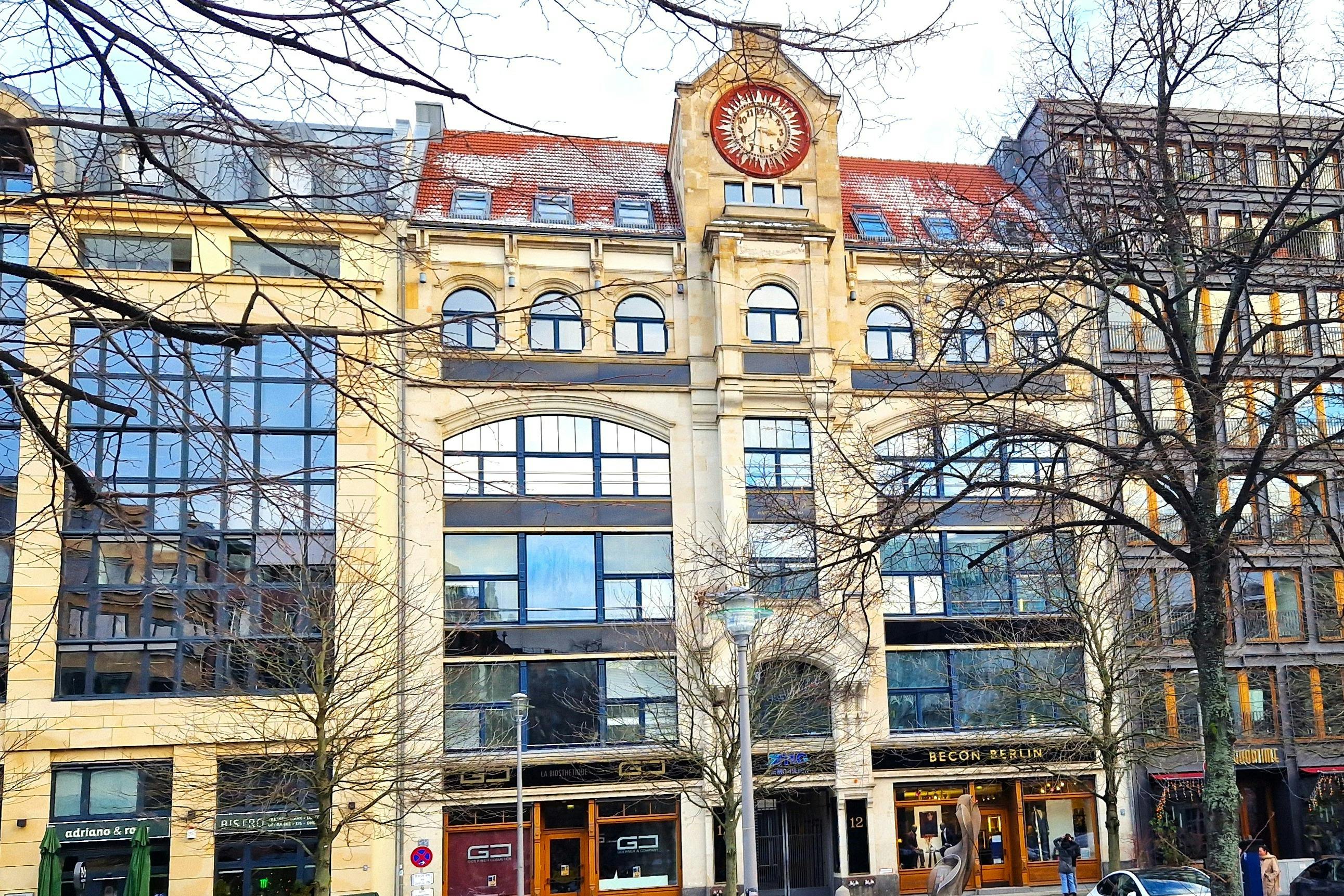 The Berolina House, which was a ready-to-wear and warehouse in the 1920s.