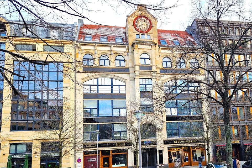 The Berolina House, which was a ready-to-wear and warehouse in the 1920s.