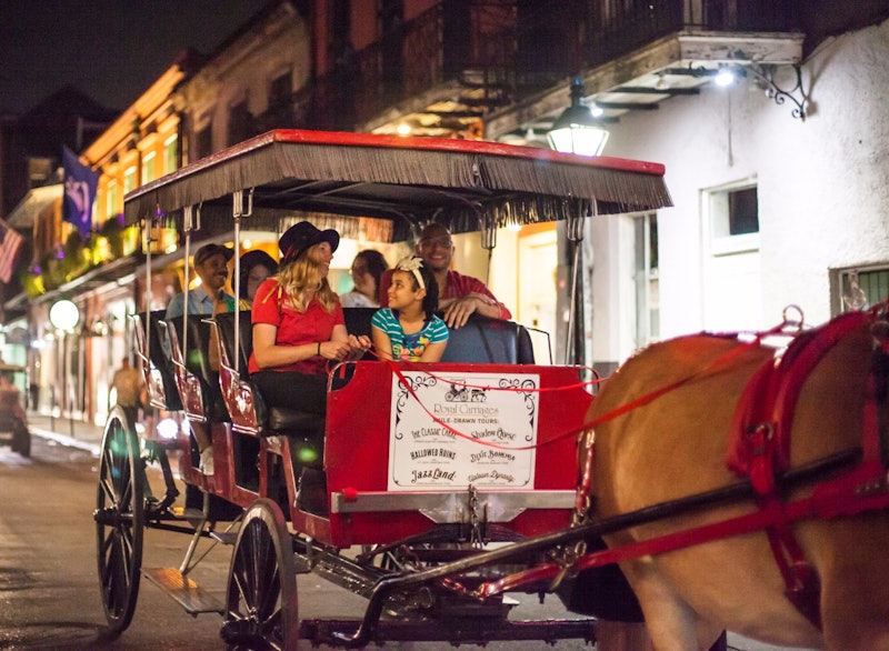 French Quarter Ghost Tour by Mule Drawn Carriage