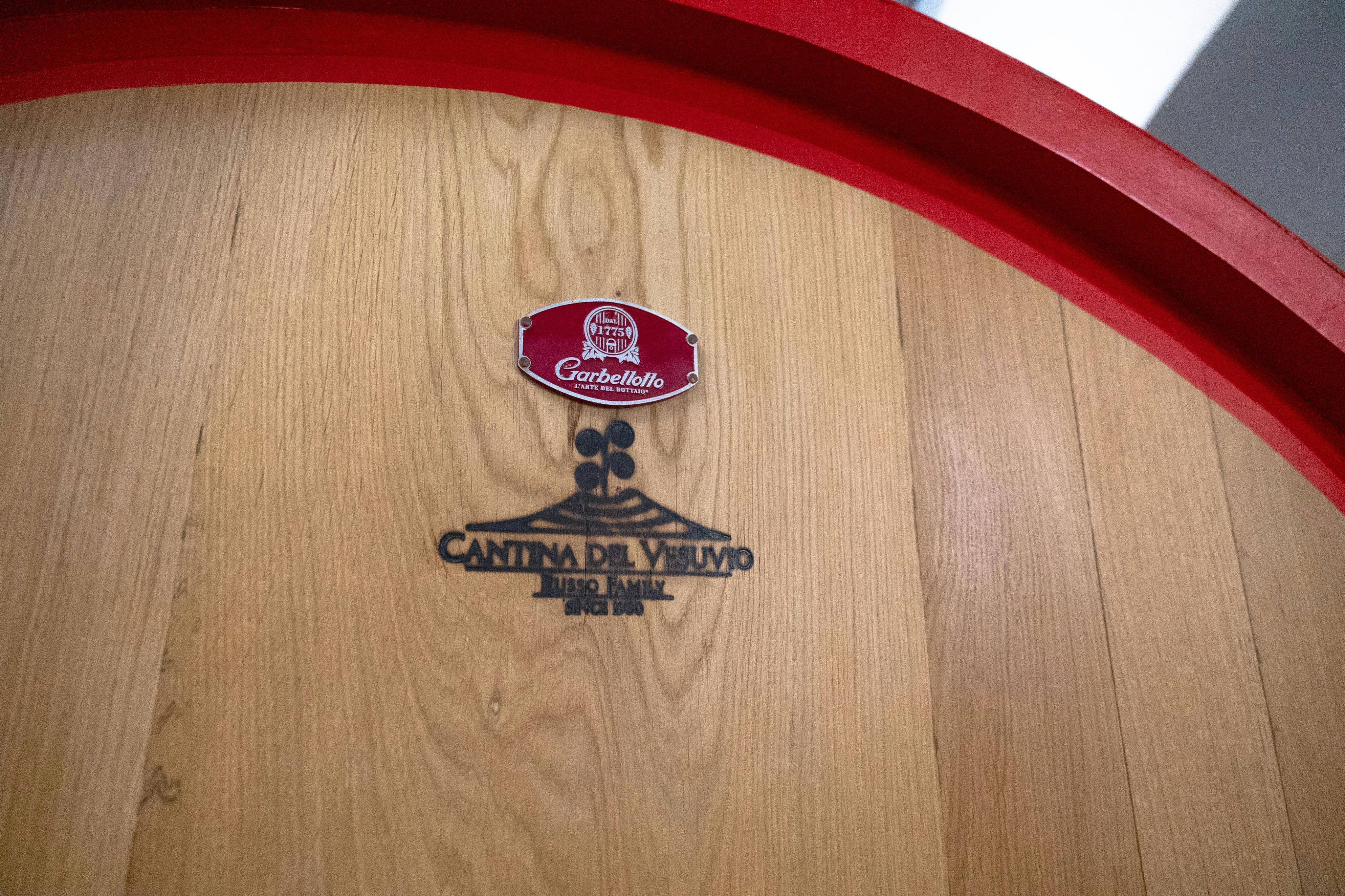 Vesuvio winery barrel