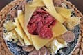 Artisan cheeses and cured meats