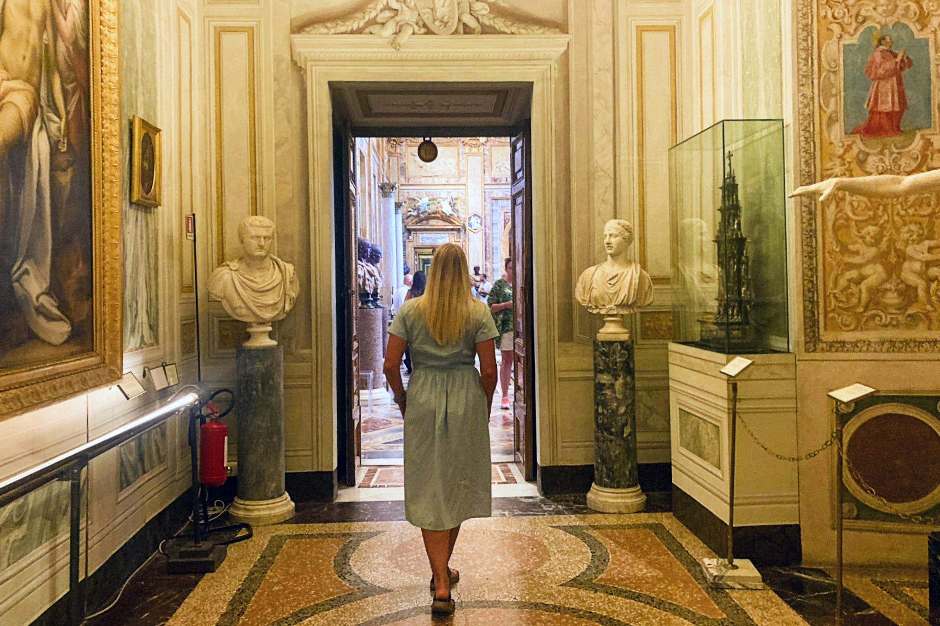 Walk past hundreds of masterpieces with an art historian guide