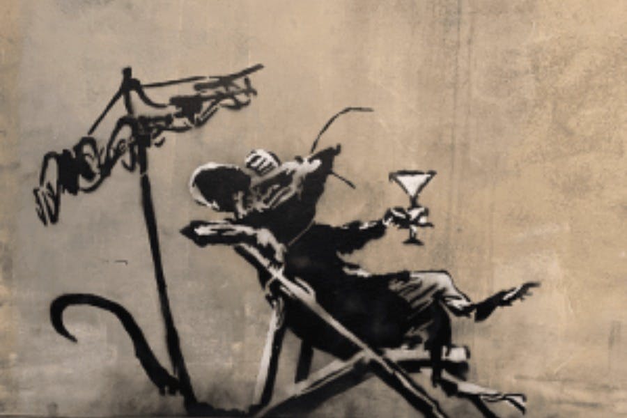 Banksy Rat