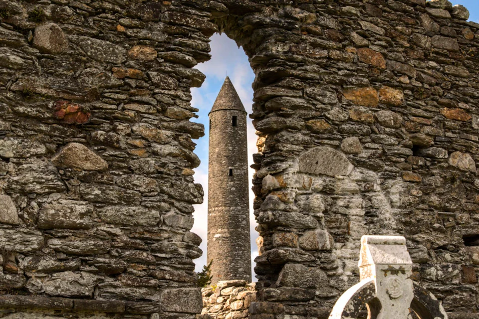 Round Tower, Glendalough, Co Wicklow