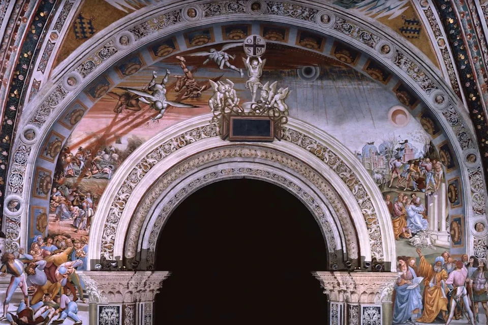 Internal detail of the Orvieto Cathedral