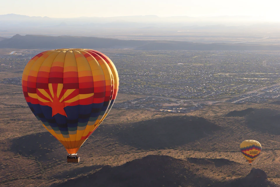Sunset flight