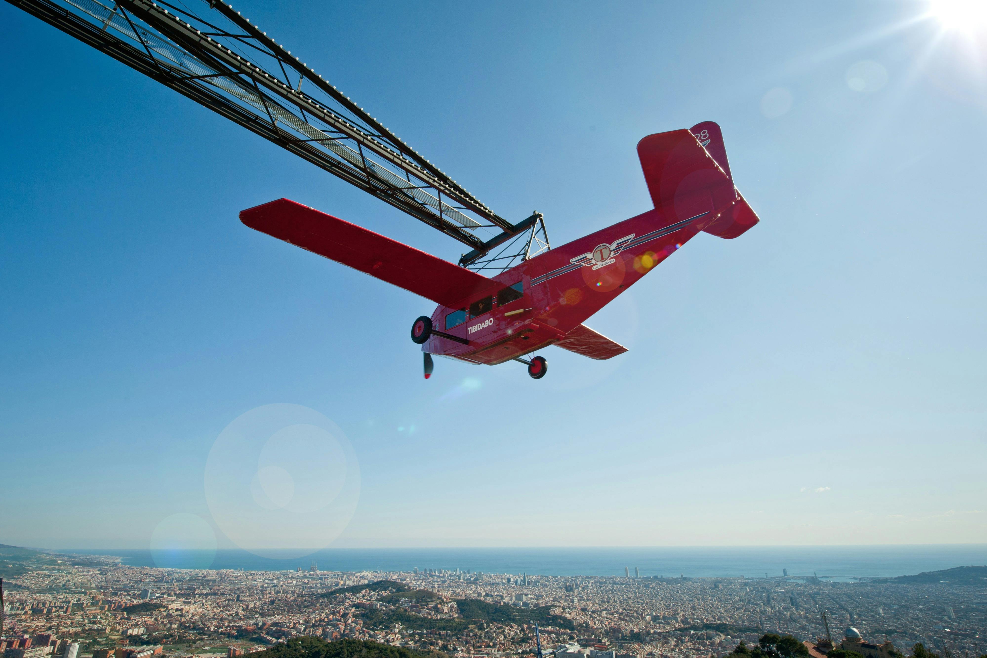 Tibidabo Plane Barcelona Views
