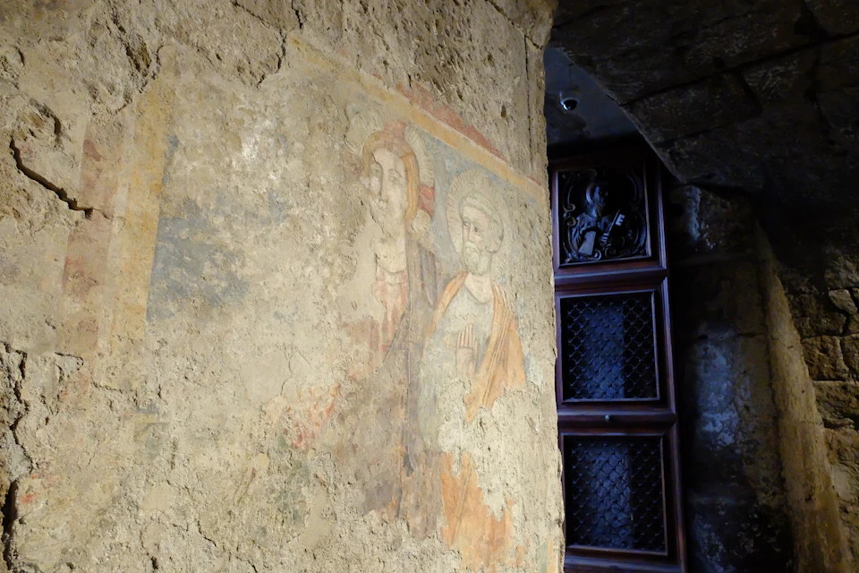Mamertine Prison - Fresco Details