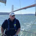 Unter der Golden Gate Bridge hindurch zurück in die Bucht segeln