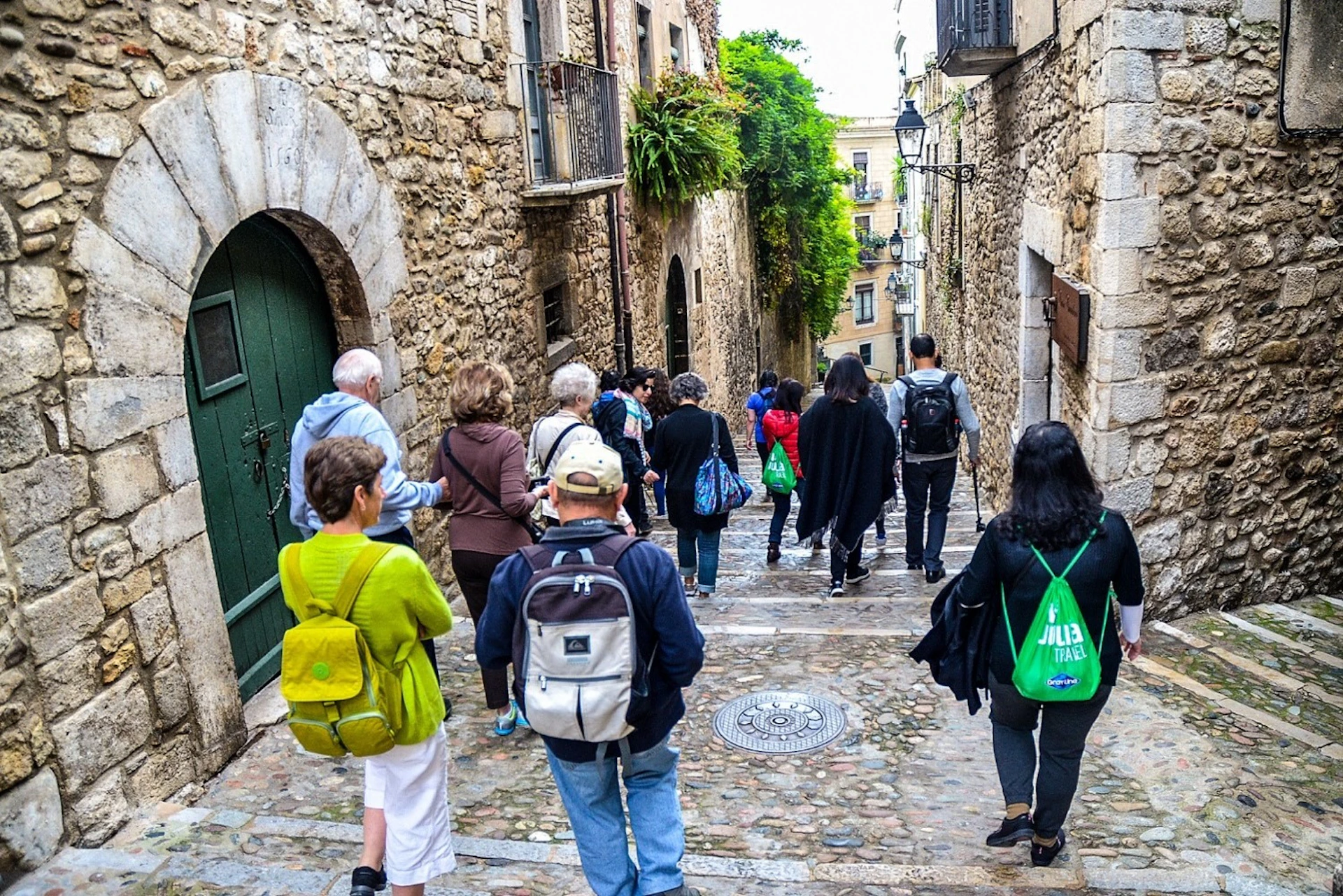 Group visiting the jewish quarter