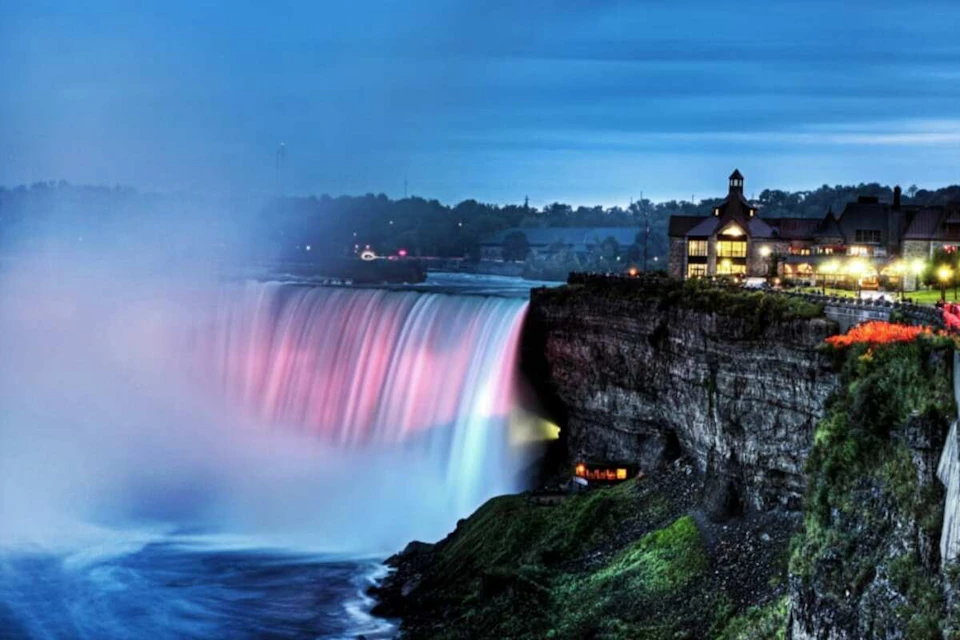 Illuminated Niagara Falls
