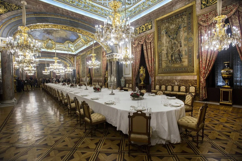 Interior of Royal Palace of Madrid