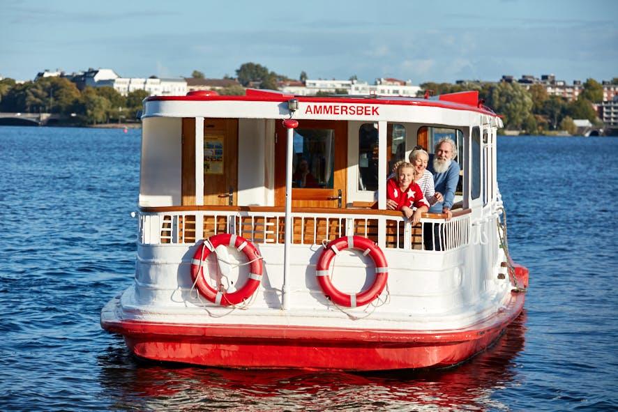 Passeio de barco em Alster