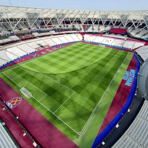 Utsikt från toppen av stadion