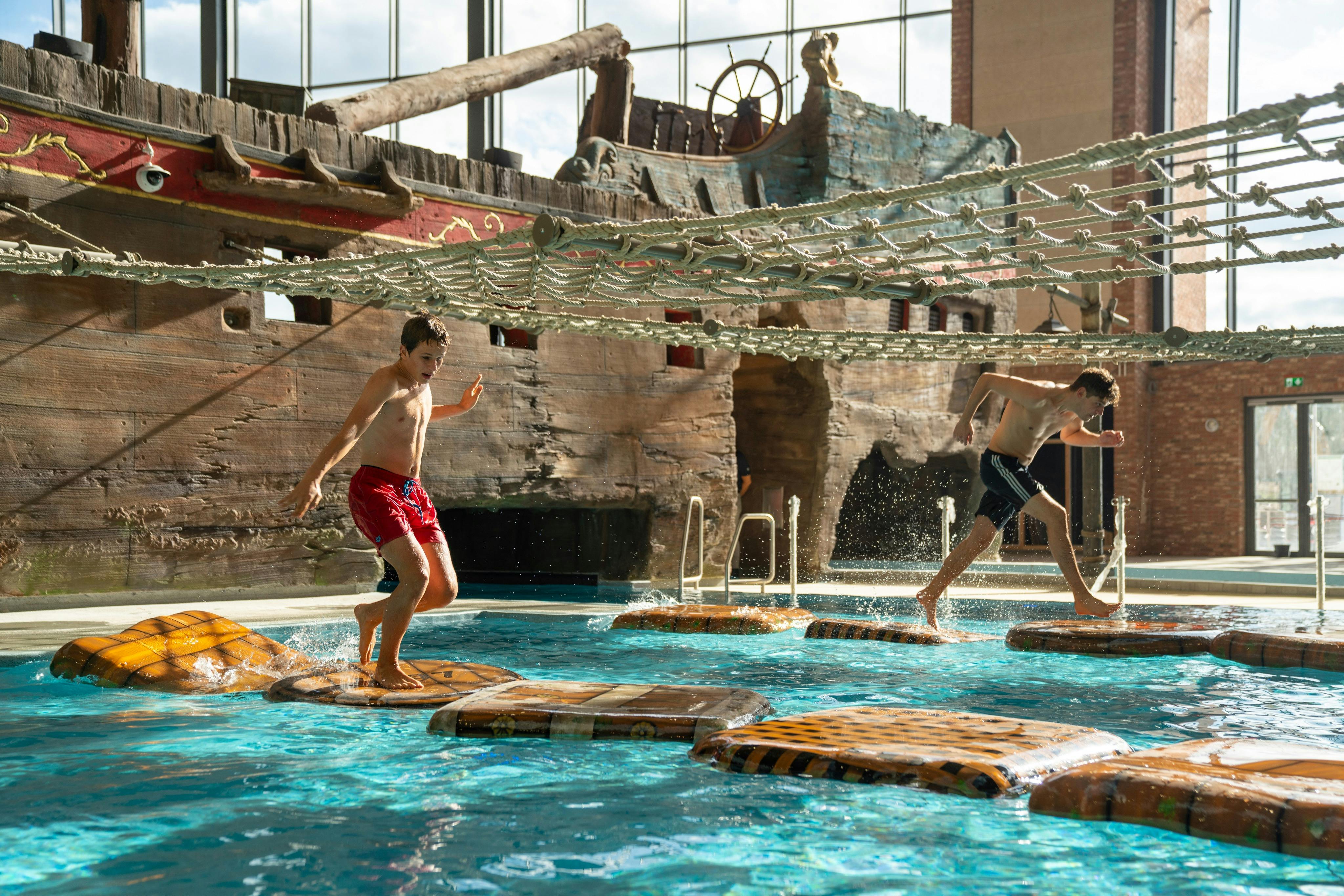 Hoppablad -水中障碍路线