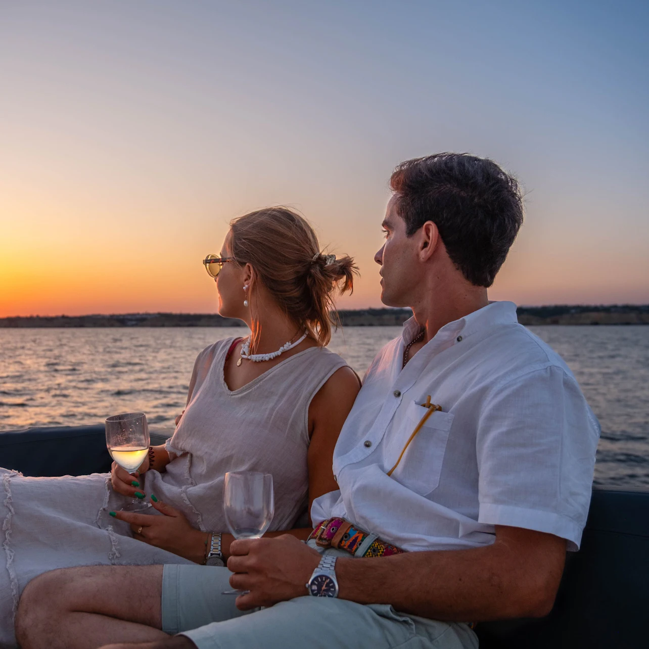 Benagil Caves: Sunset Cruise from Albufeira + Dinner + Open Bar