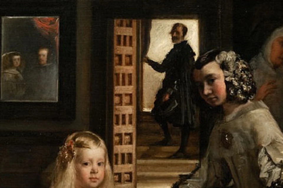 Painting of "Las Meninas", inside Prado Museum