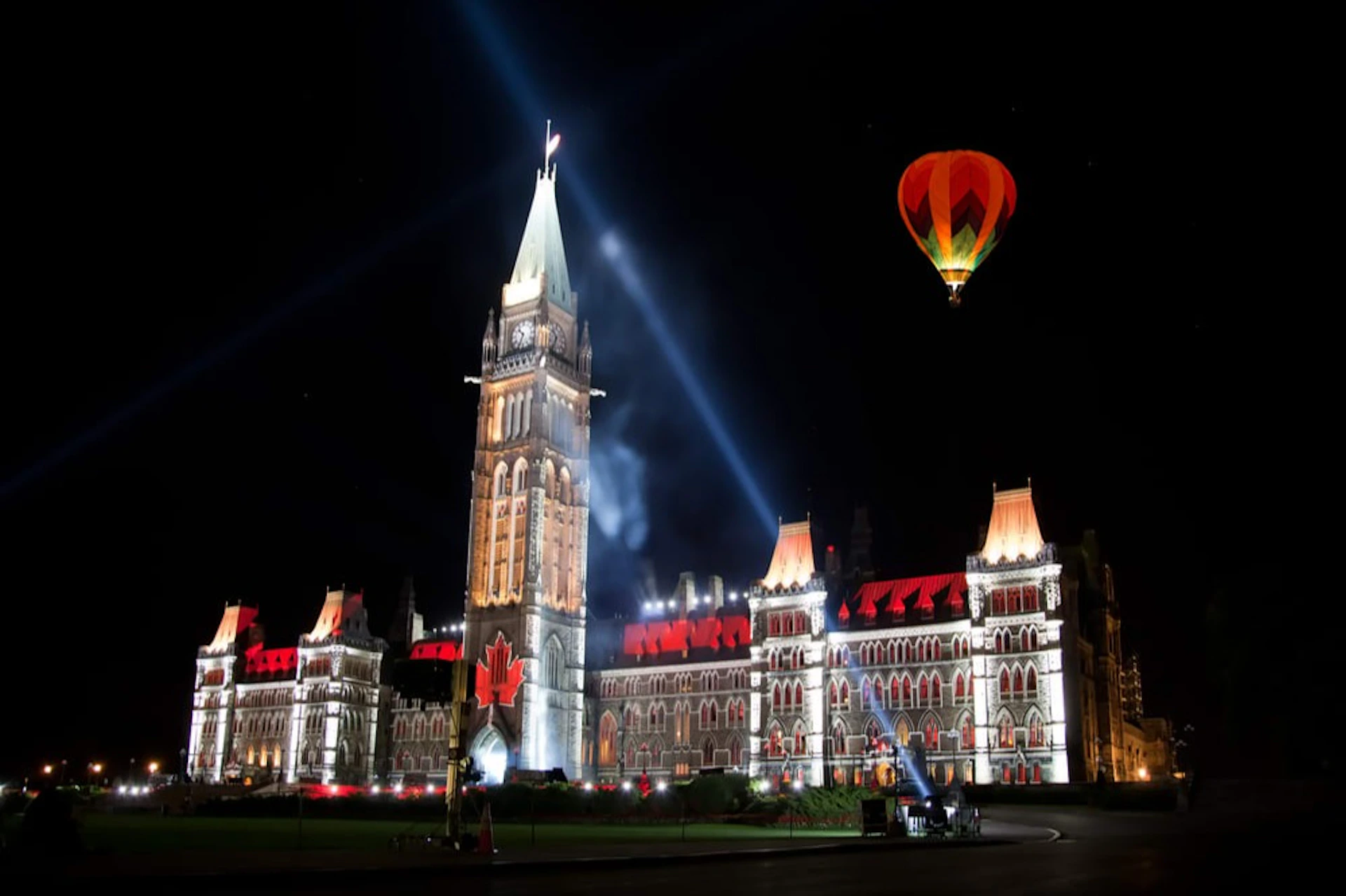 Parliament Hill Light Show